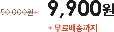 9900원 + 무료배송까지
