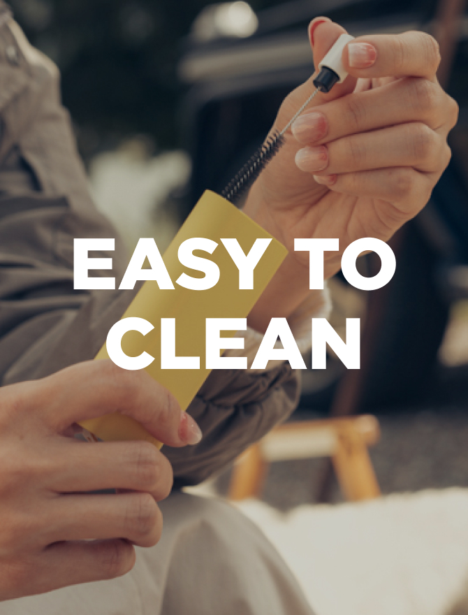 EASY TO CLEAN