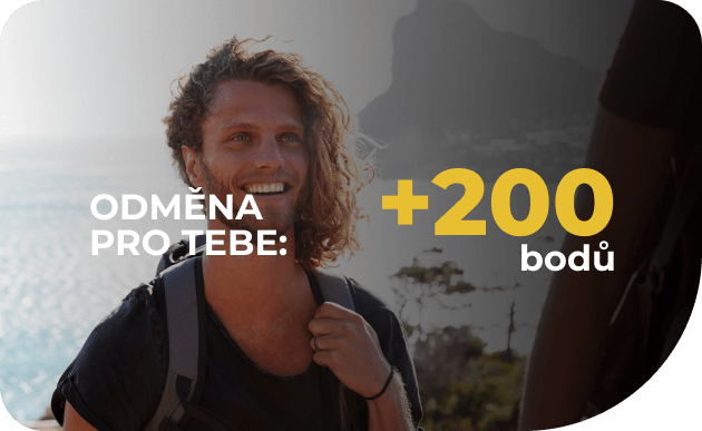 Odměna pro tebe: +200 Bodů