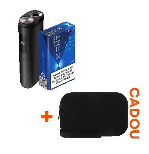 Ofertă Starter Kit glo™ Hyper Pro & 1 pachet KENT for glo™ Hyper  + 1 carcasă glo™ din silicon  CADOU 