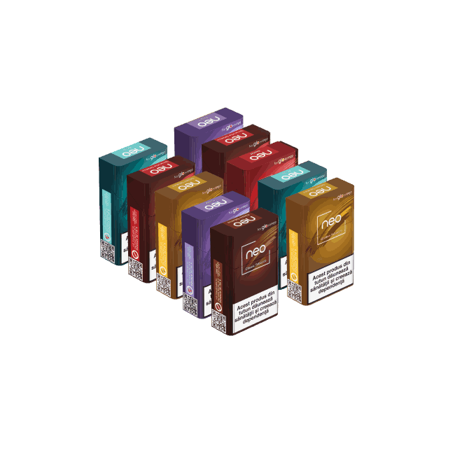 10 pachete neo™ designed for glo™ la preț de 5 OneUp