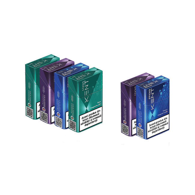 Ofertă 6 pachete KENT designed for glo™ la preț de 4