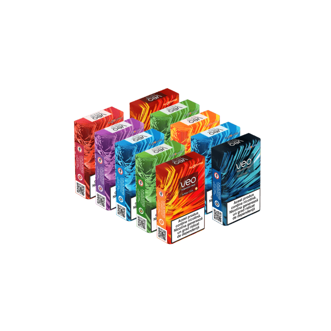 10 pachete veo™ designed for glo™ la preț de 5 OneUp