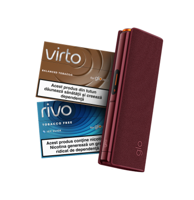 Starter Kit glo&trade; Hilo Plus + 2 pachete + Husa CADOU
