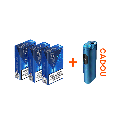 Starter Kit 3 pachete KENT designed for glo™ Hyper  + 1 dispozitiv Hyper Pro CADOU