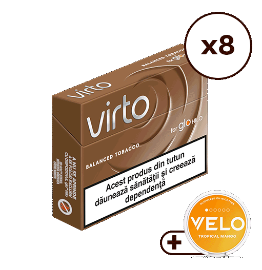 Oferta 8 pachete la pret de 6 si o cutie VELO
