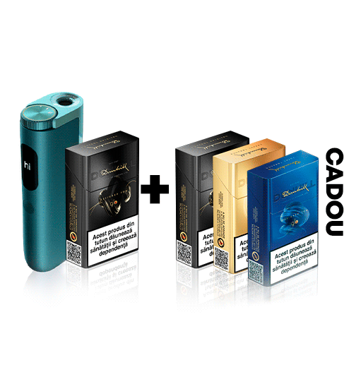 Starter Kit glo™ Hyper Pro & 1 pachet Dunhill designed for glo™ + 3 pachete CADOU
