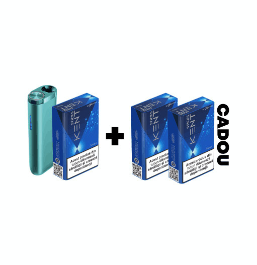 Starter Kit glo™ Hyper & 1 pachet KENT designed for glo™ + 2 pachete CADOU