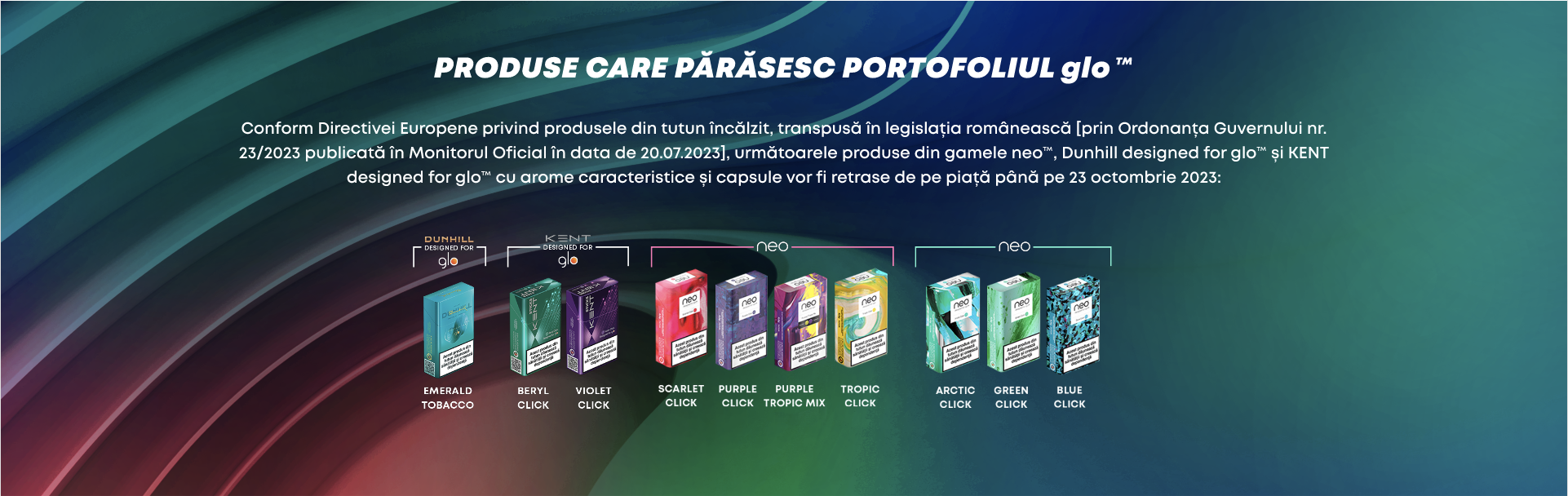 products leaving glo